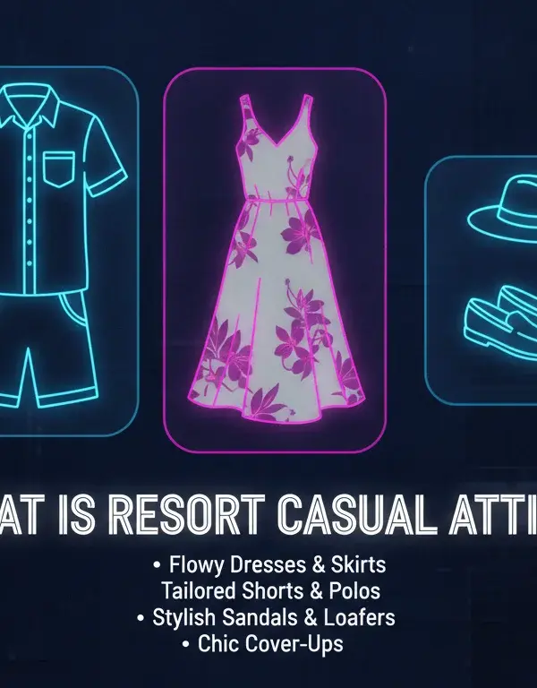 Illustration of What Is Resort Casual Attire?