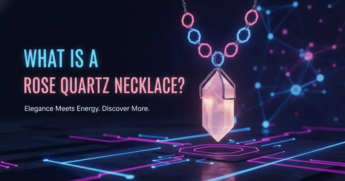 Illustration of What Is a Rose Quartz Necklace?