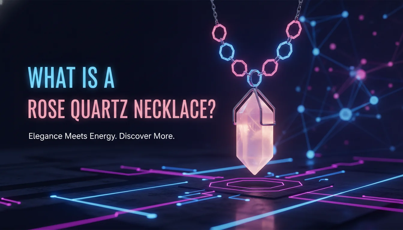 Illustration of What Is a Rose Quartz Necklace?