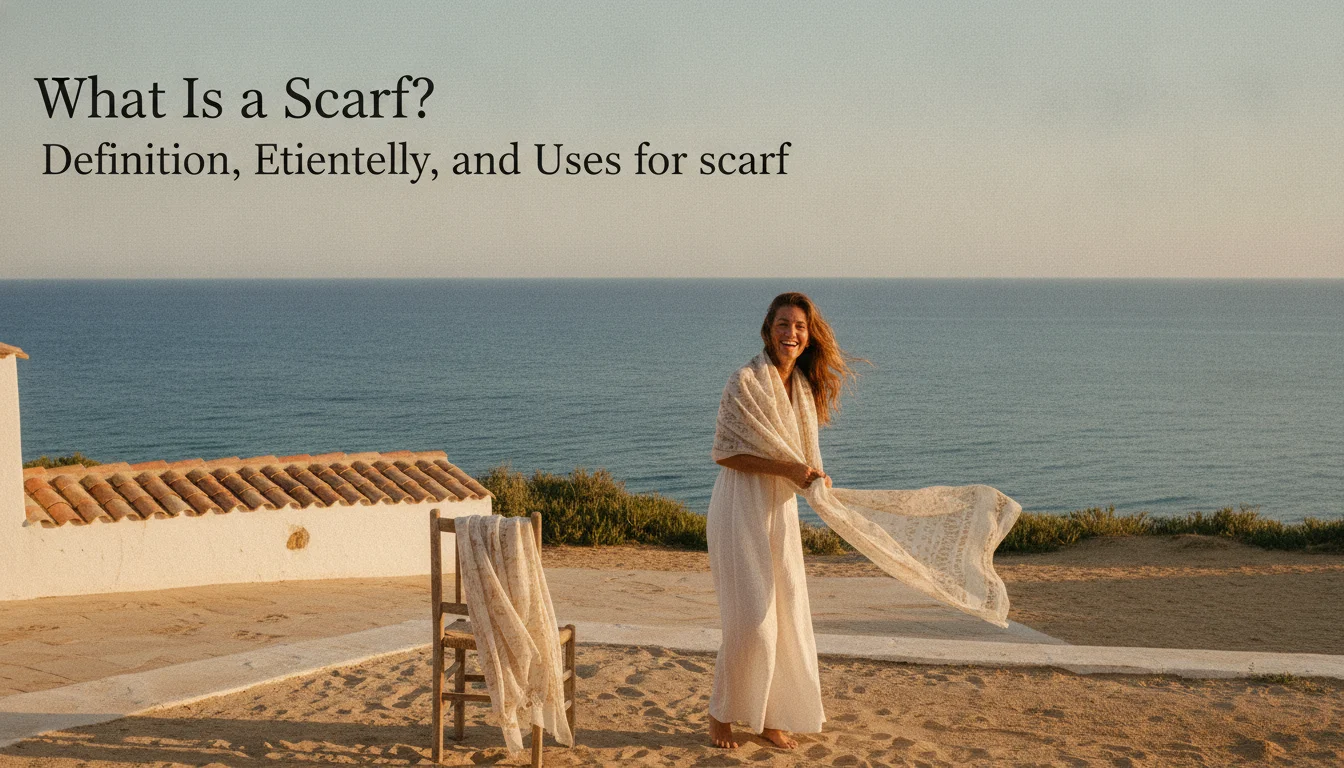 Illustration of What Is a Scarf? Definition, Etymology, and Uses