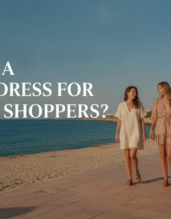 Illustration of What Is a Short Dress for Female Shoppers?
