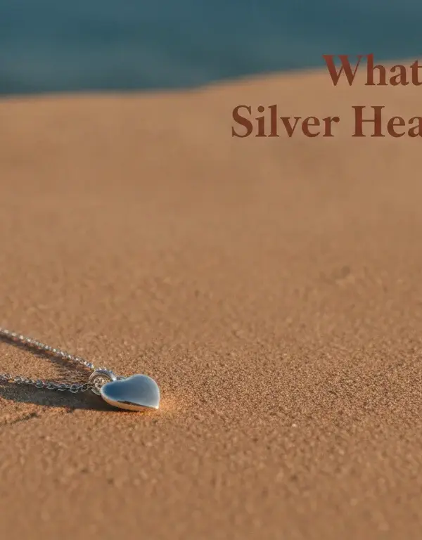 Illustration of What is a Silver Heart Necklace?