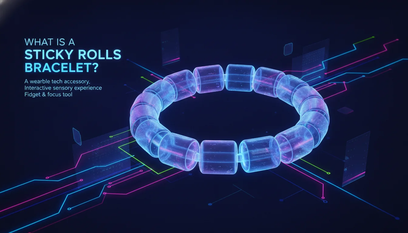 Illustration of What Is a Sticky Rolls Bracelet?