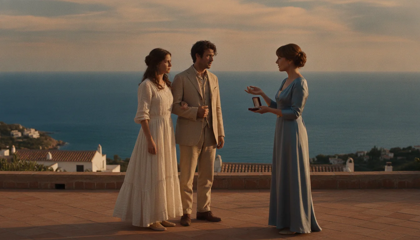 Main Characters: Mathilde, Monsieur Loisel, and Madame Forestier — illustrated overview