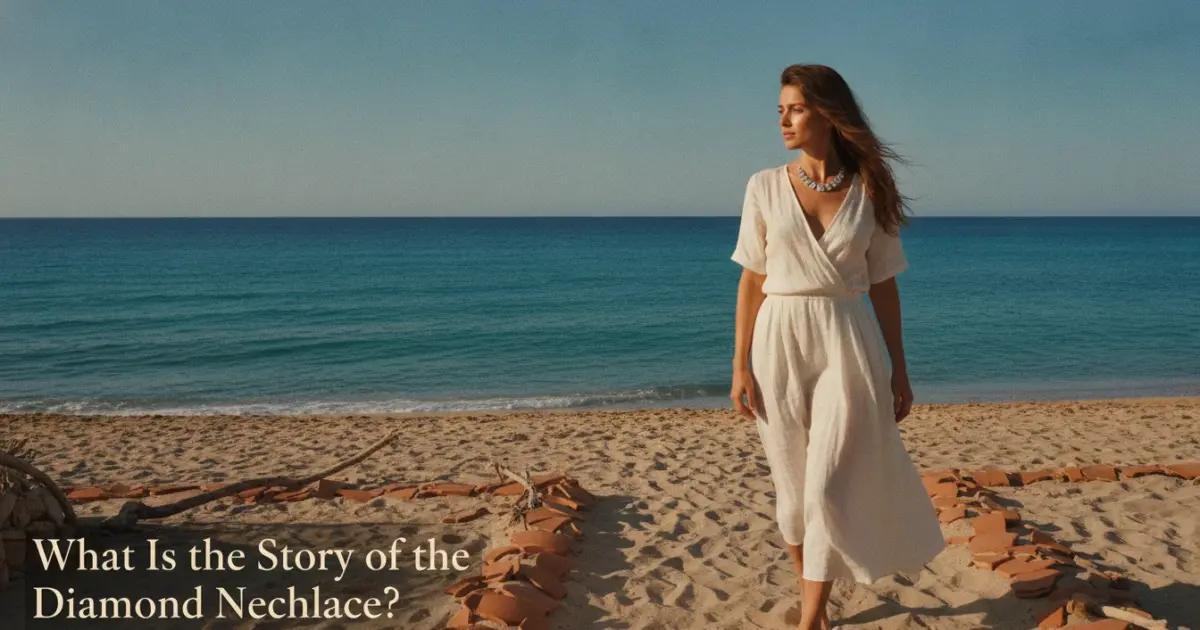 Illustration of What Is the Story the Diamond Necklace?