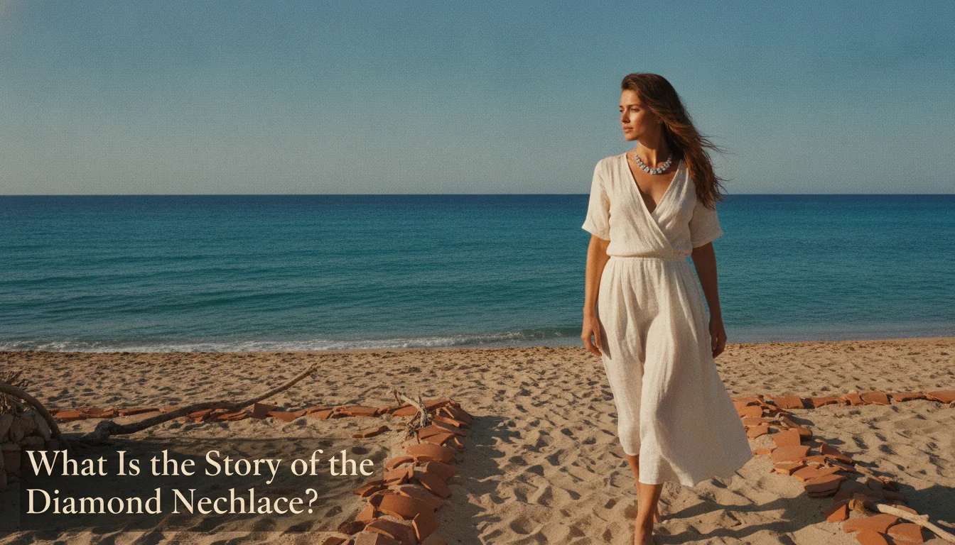 Illustration of What Is the Story the Diamond Necklace?