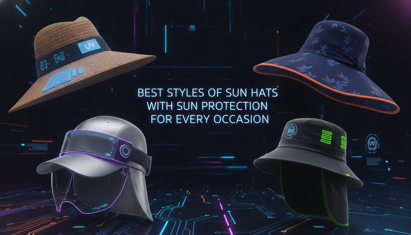 Concept illustration for Best Styles of Sun Hats with Sun Protection for Every Occasion
