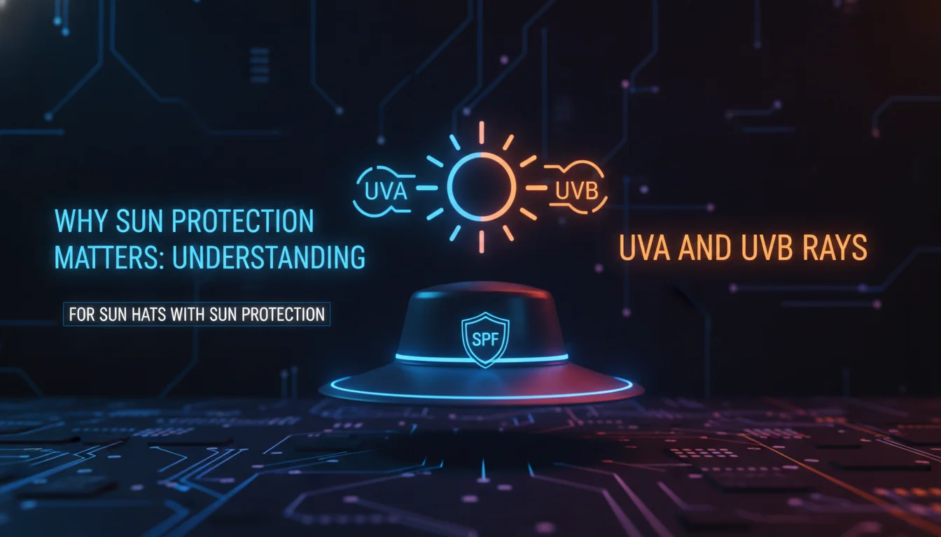 Illustration of Why Sun Protection Matters: Understanding UVA and UVB Rays