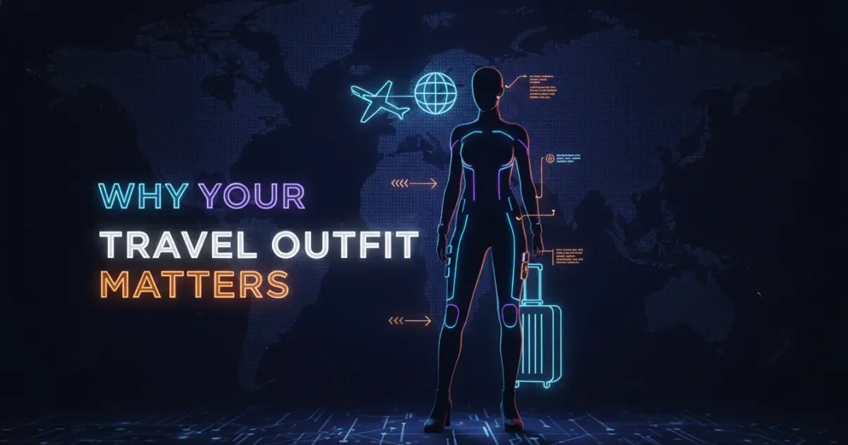 Illustration of Why Your Travel Outfit Matters