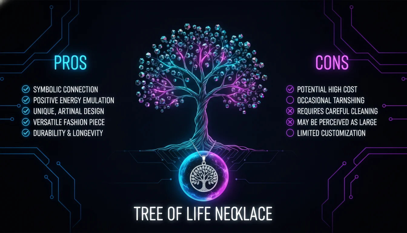 Concept illustration for Pros and Cons of a Tree of Life Necklace