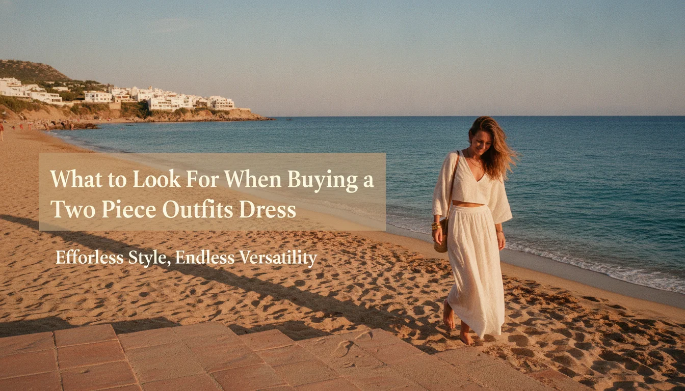 Visual guide to What to Look For When Buying a Two Piece Outfits Dress