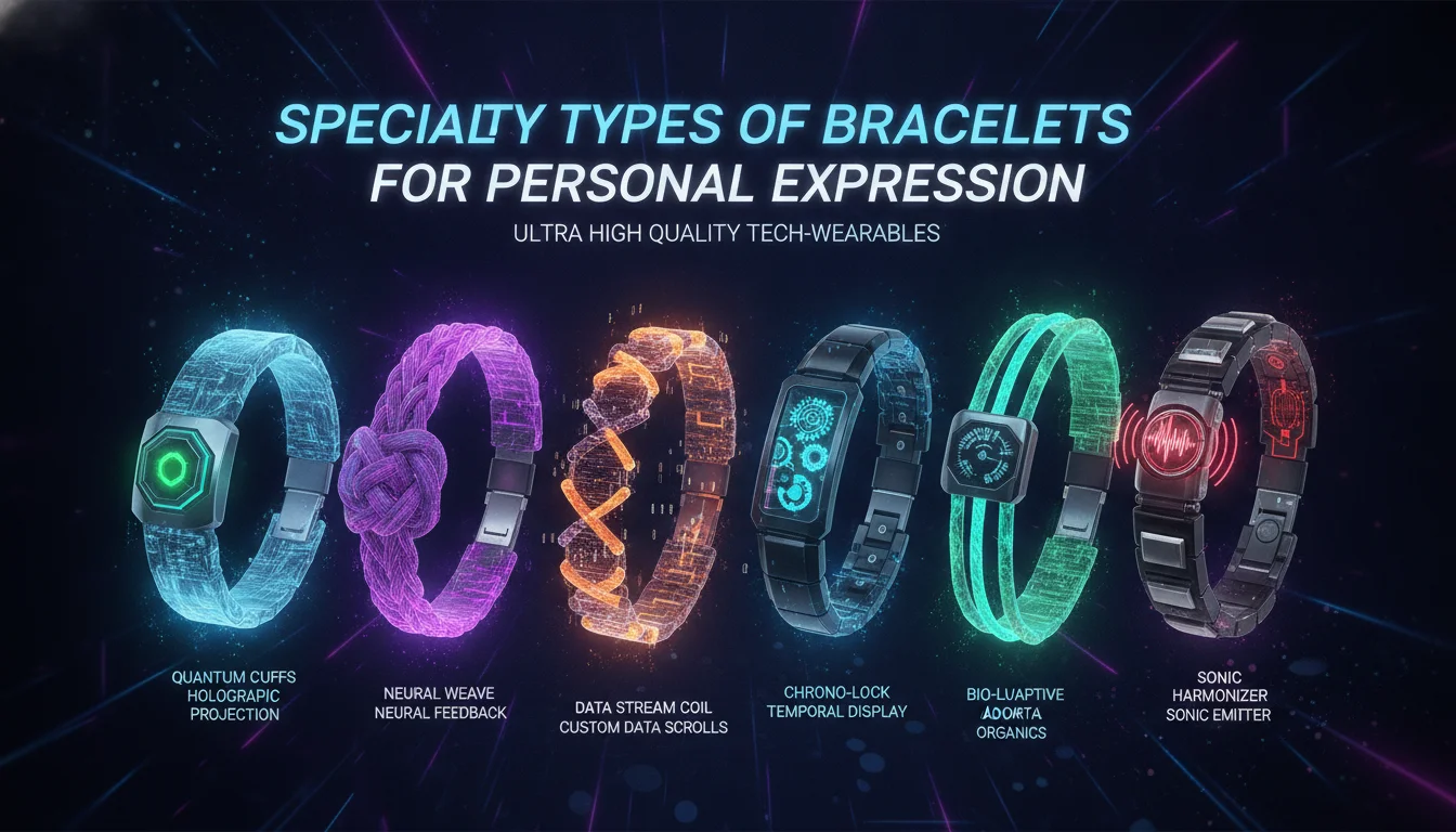 Specialty Types of Bracelets for Personal Expression — illustrated overview