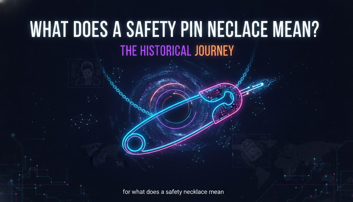 Visual guide to What Does a Safety Pin Necklace Mean? The Historical Journey
