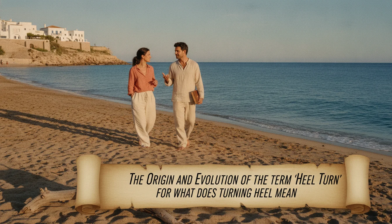 The Origin and Evolution of the Term 'Heel Turn' — illustrated overview