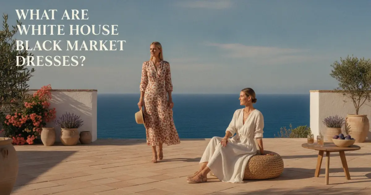 Illustration of What Are White House Black Market Dresses?