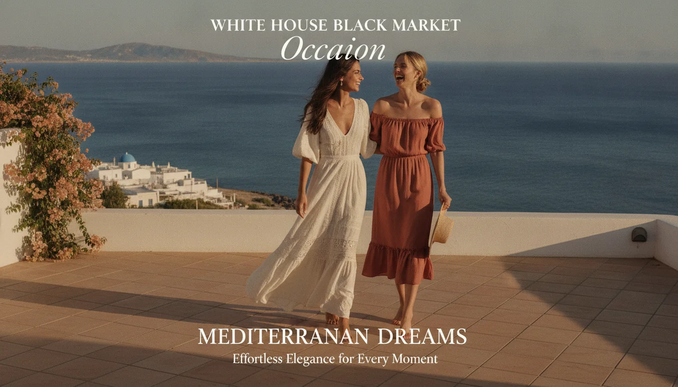 Concept illustration for White House Black Market Dresses by Occasion