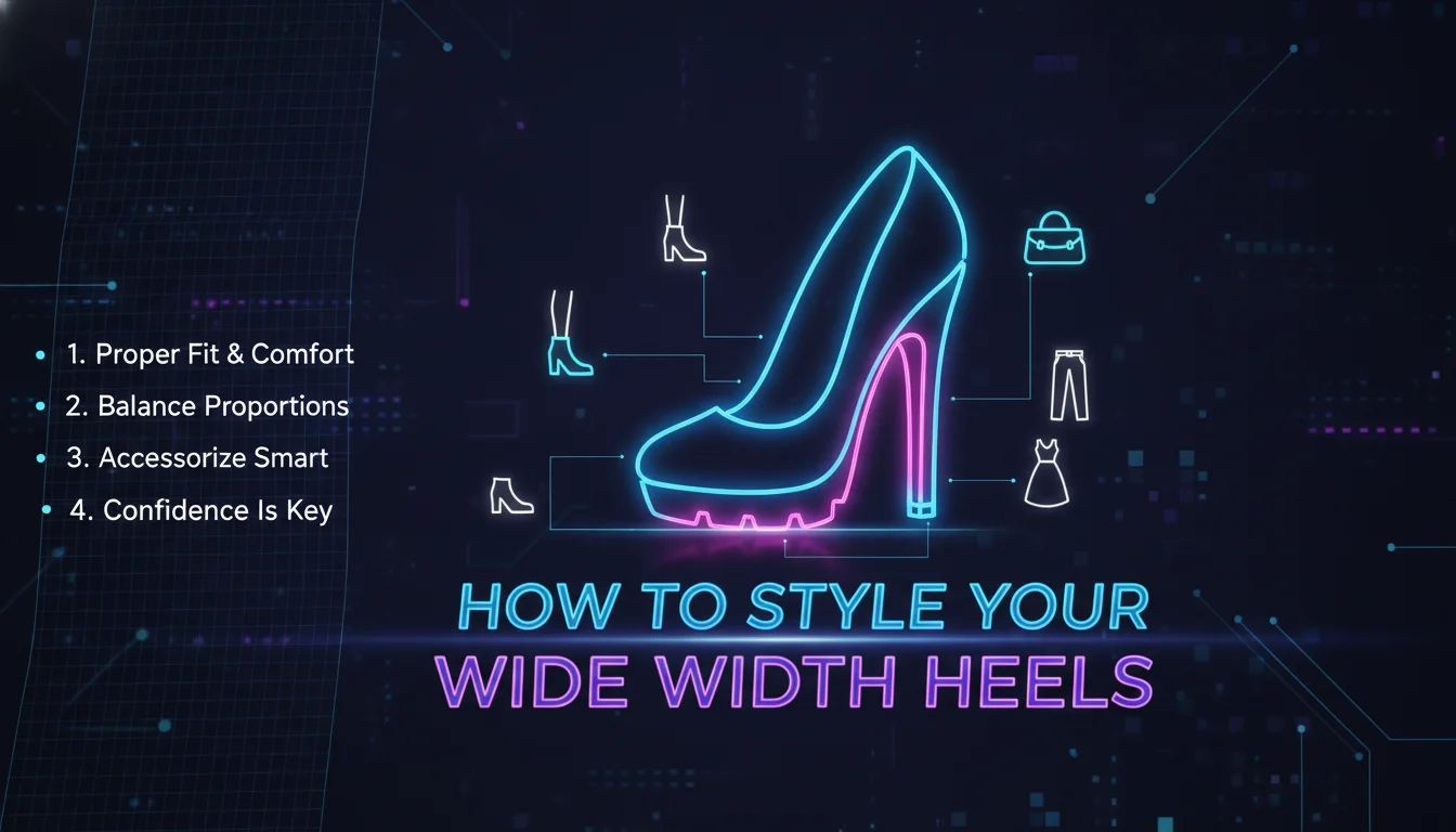 Concept illustration for How to Style Your Wide Width Heels
