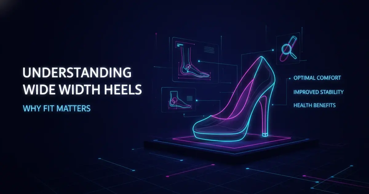 Illustration of Understanding Wide Width Heels: Why Fit Matters