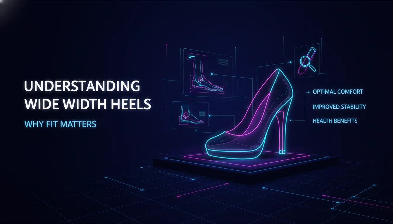 Illustration of Understanding Wide Width Heels: Why Fit Matters